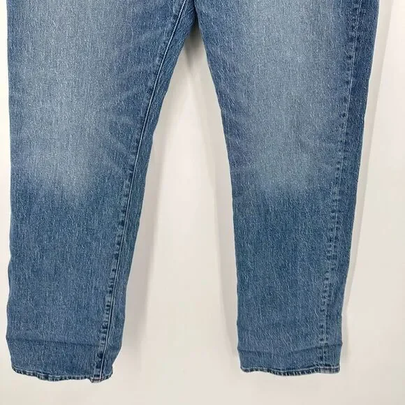 MADEWELL Women's The Tall '90s Straight Enmore Blue Wash Jean Jeans size 33T - Picture 7 of 13